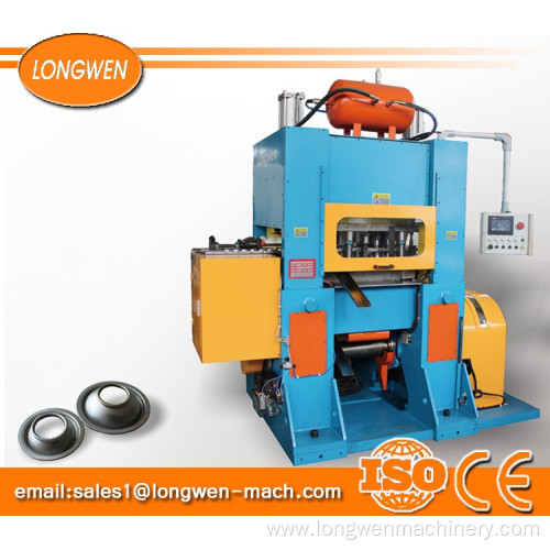 aerosol cone transfer press for metal end making